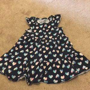 Dress with short sleeves